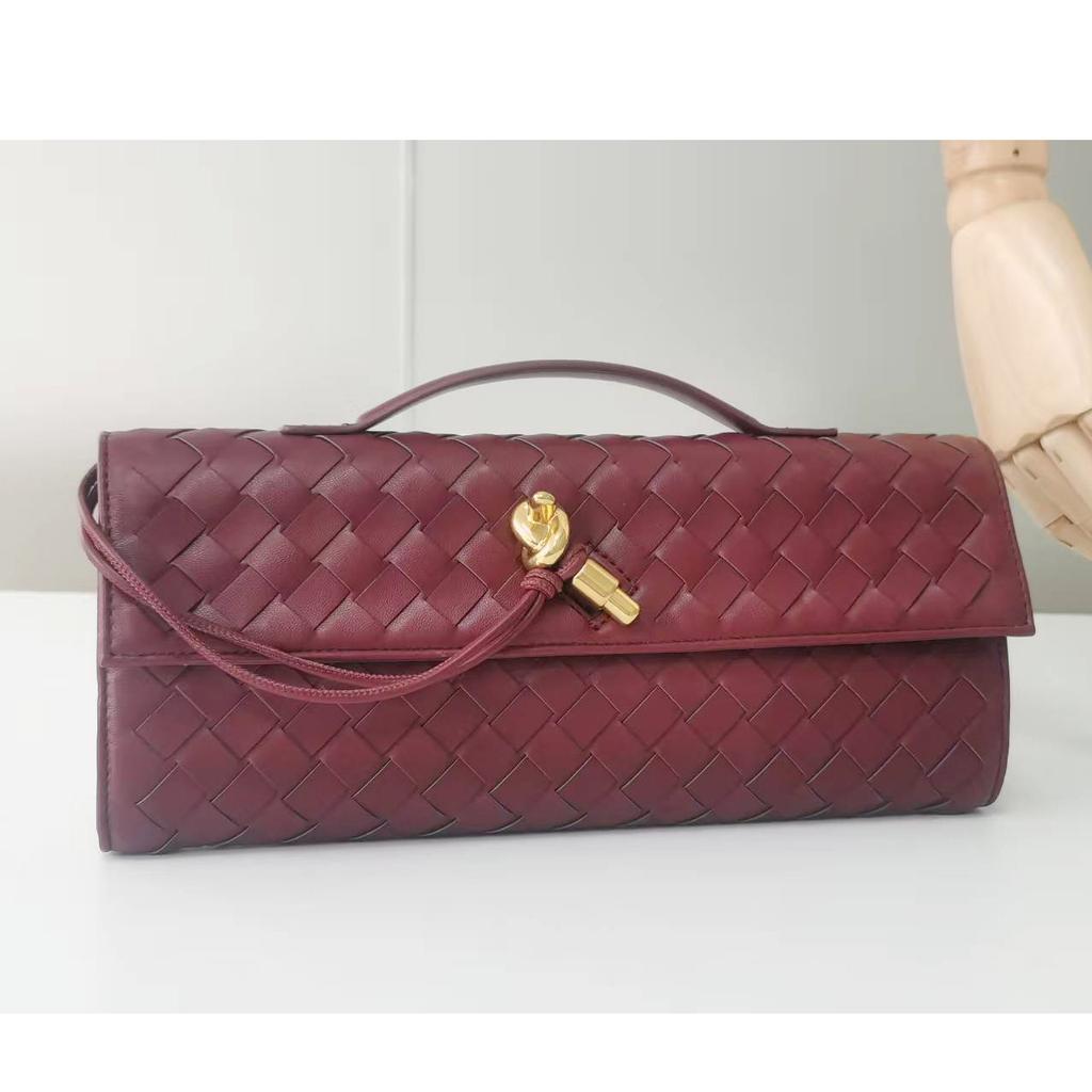 Nischen Strick Ein Schultertasche Mode Horizontale Clutch Akkordeon Damen Schräg Umhängetasche