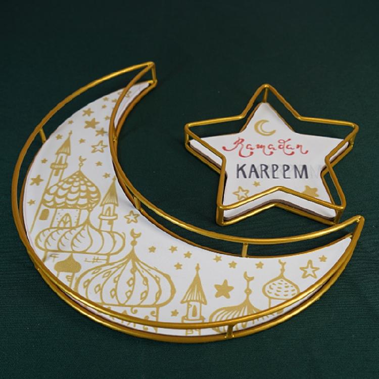 Cupcake Holder Dessert Display Trays Plates Serving Platters for Ramadan Parties
