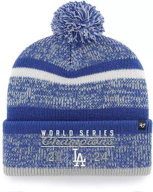

[Б/У] Памятная вязаная шапка «Лос-Анджелес Доджерс» — чемпионы мира 2024, синяя