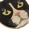 Tokyo Kankan Coin Purse Embroidery Cat Miscellaneous Cat Cute Pouch Coin Purse Accessory Case Mini Pouch Mini Wallet "Cat Pouch Black" Women's