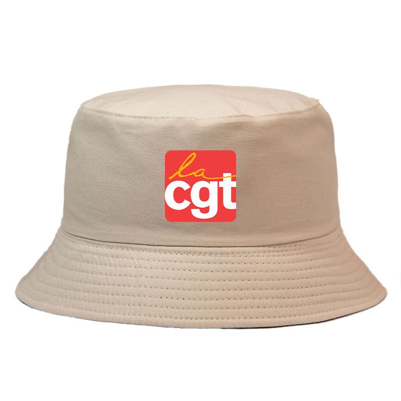 France CGT Reversible Bucket Hats Girl Boy Sun UPF50+ Cotton Summer Hat Men Women Confédération Générale Du Travail Panama Hat