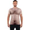 Fanient Mens Hairy Chest T-Shirts Funny Crewneck Graphics Pattern Short Sleeve Tee Shirts Quickly Dry and Cool