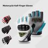 Breathable Motorcycle Gloves Anti-Slip Protective Gloves Half Finger Gloves  Outdoor Riding