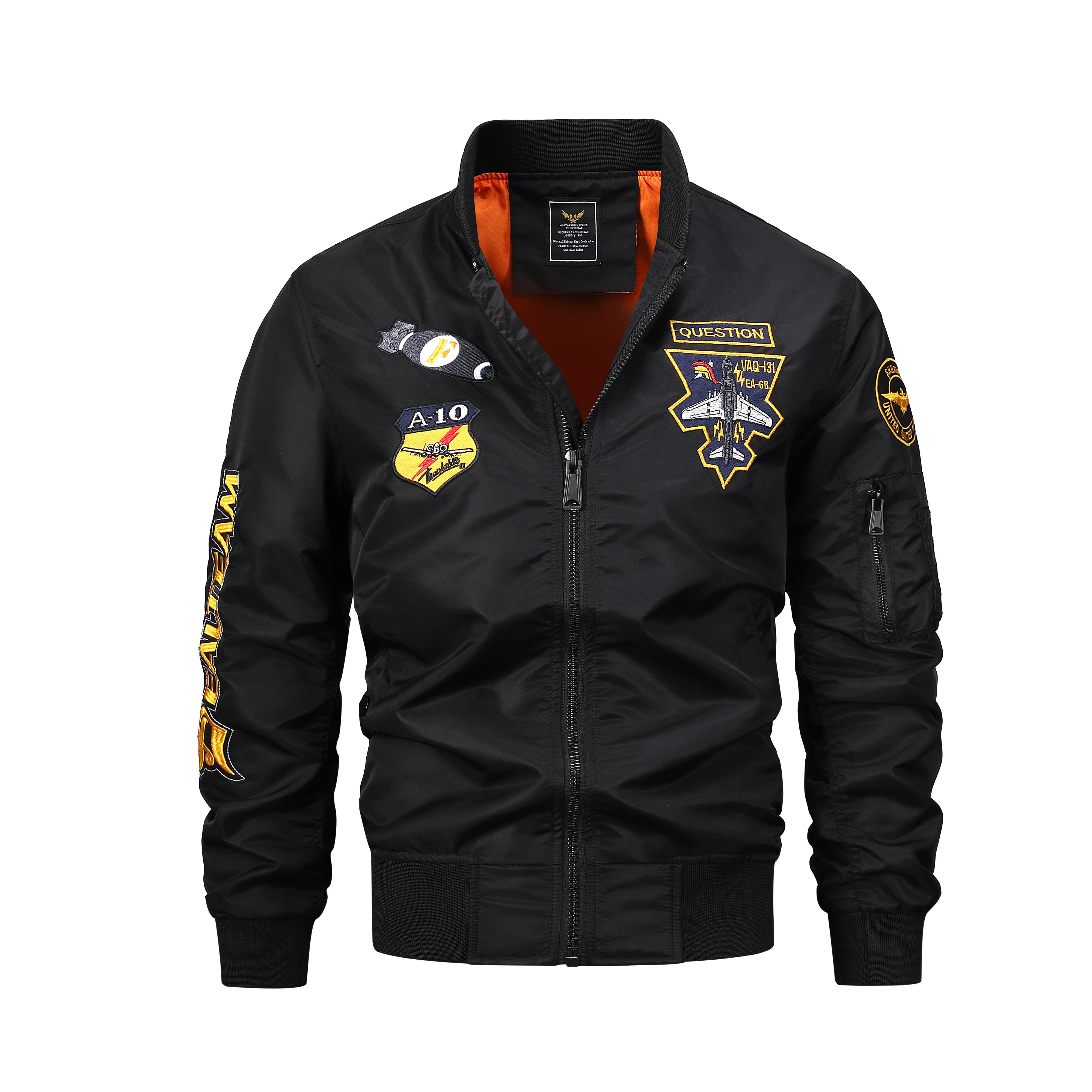 

Летная куртка мужская весенне-осенняя куртка пилота MA1 бейсбольный костюм M