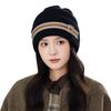 Women's Autumn and Winter New Style Thickened Windproof and Warm Pile Hat Korean Outdoor Casual Ear Protection Belt Buckle Pullover Hat