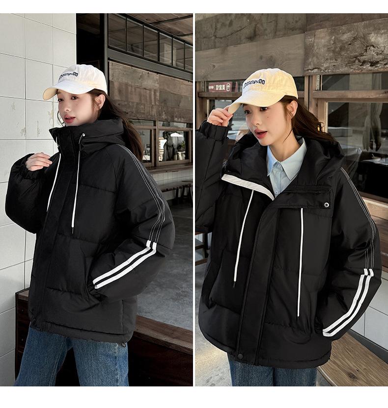 Women’s Short Hooded Windproof Thicken Warm Winter Jacket 3 Colors