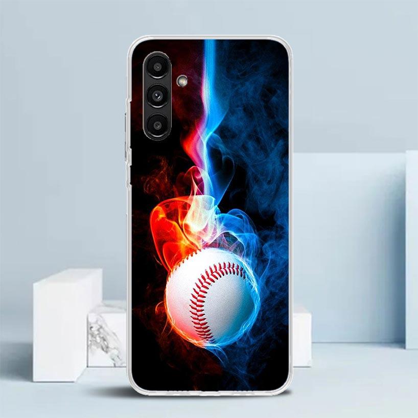 Baseball Sport Cover for Samsung Galaxy A17 A37 A57 A16 A26 A36 A56 A15 A14 A55 Phone Case A13 A53 A25 A35 A24 A34 A23 A33 Galax