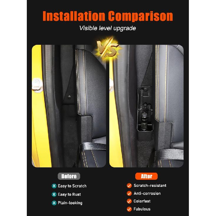 For Ford Ranger 2023-2025 ABS Car Rear Seat Side Storage Box Umbrella Organizer Tray Trim Car Interior Accessories