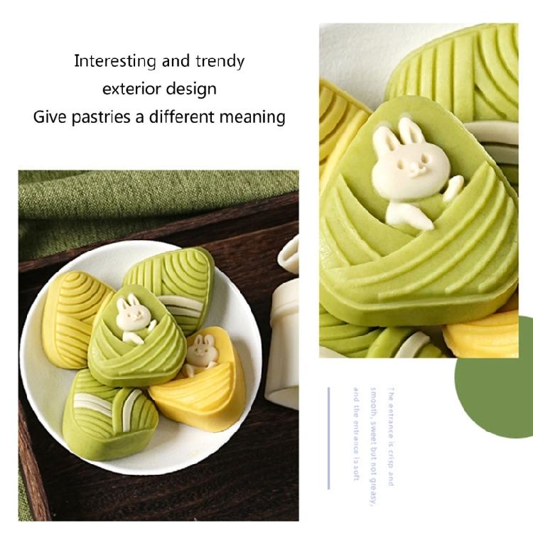 Green Grams Cake Moulds Bakings Molds Animal Shape Dessert Shaping Tool Stamping Molds Dessert Press Tool for Dessert