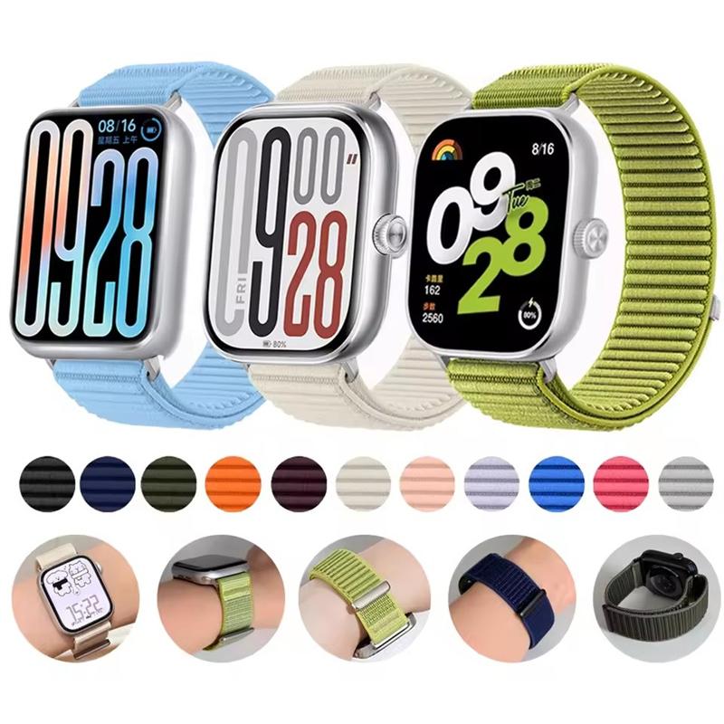 Smart Watch Nylon Loop Band for Redmi Watch 6 5 4 Strap Sports Smartwatch Wristband Bracelet Watchband