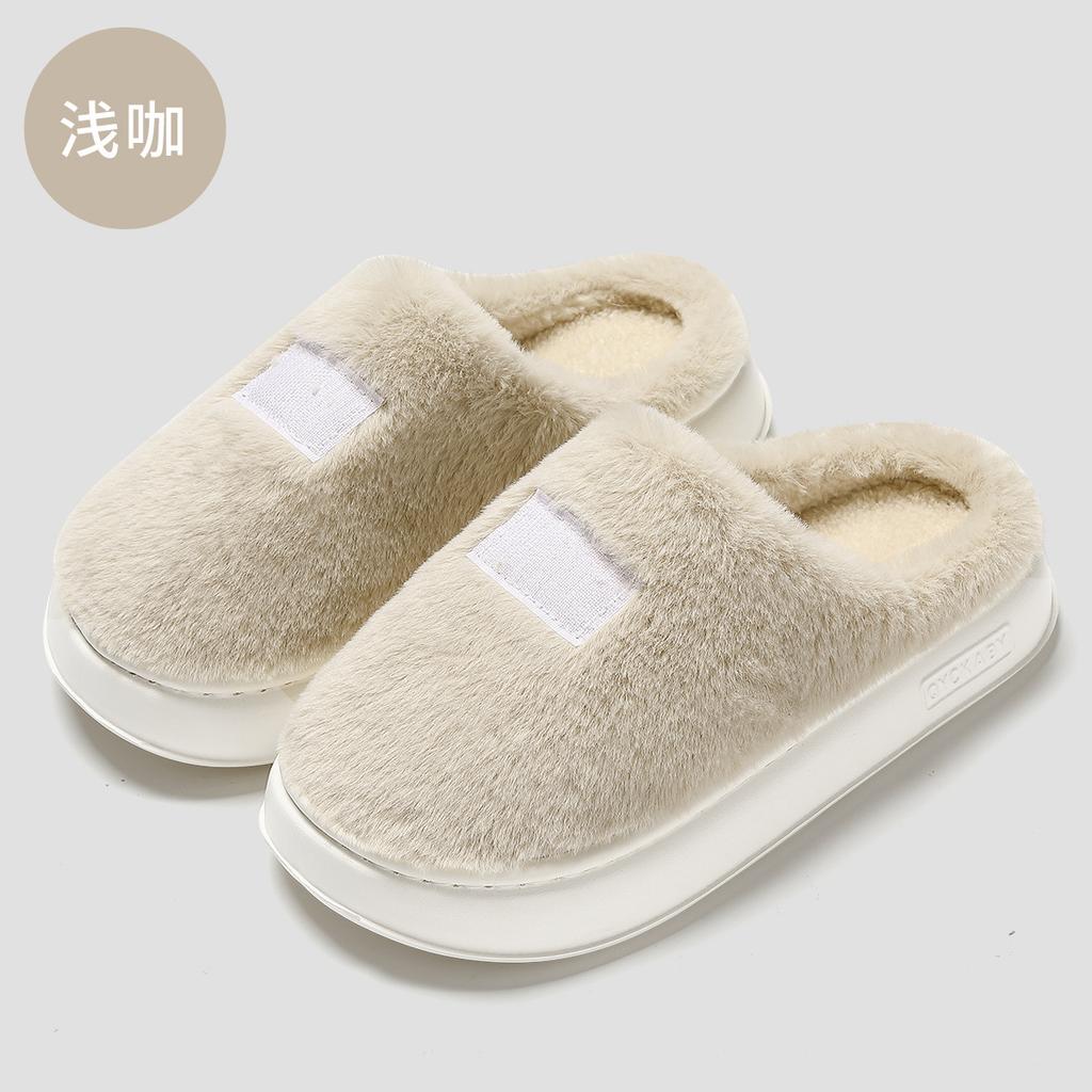Autumn and winter warm plush winter home home indoor anti-couple cute cotton slippers cotton slippers