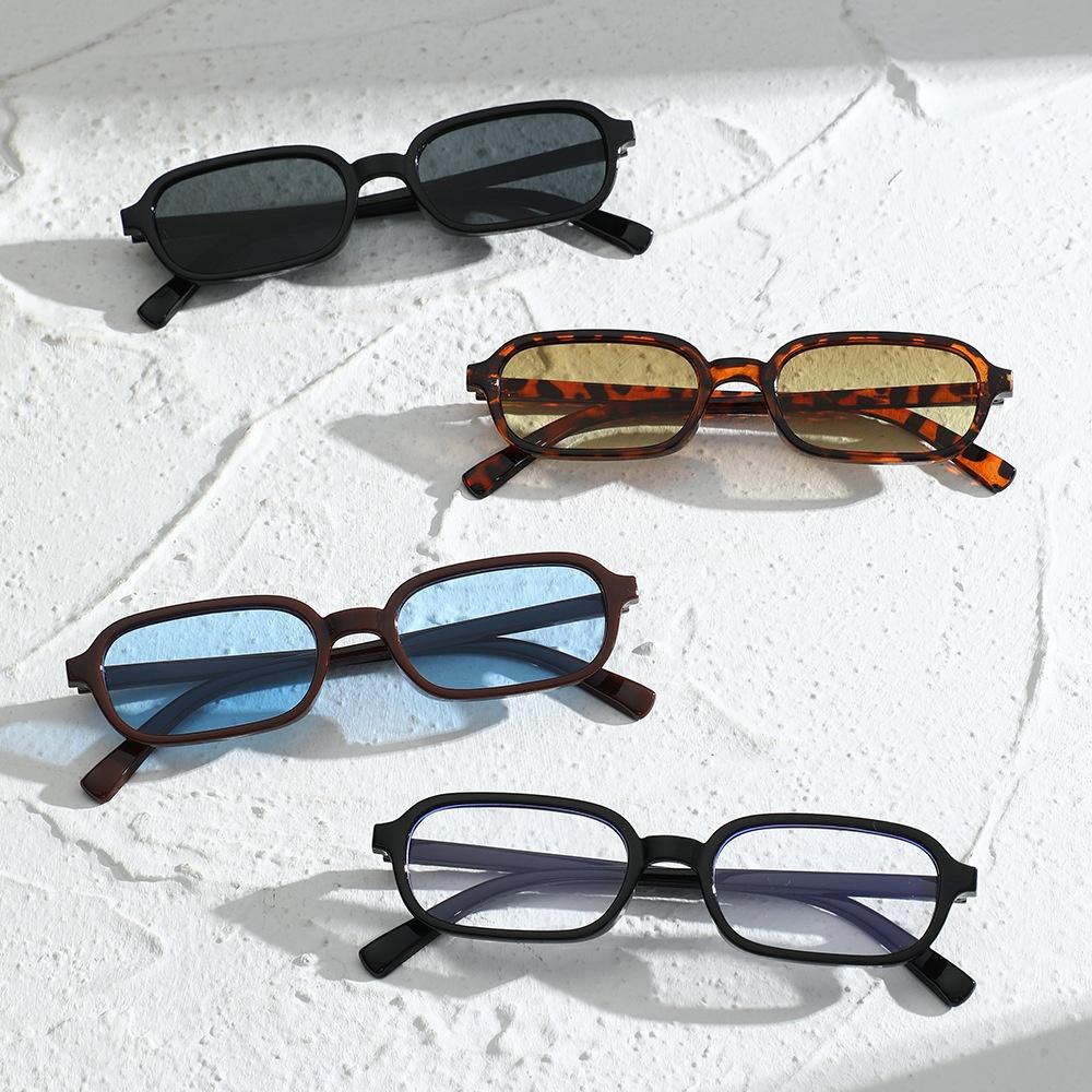 Sunglasses Women Small Frame Eyeglasses Square Sun Glasses Trendy Retro Rectangle Eyewear For City Strolls Travel