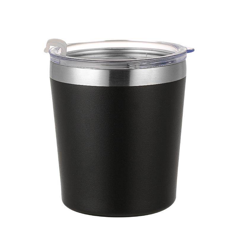 Hot Selling 8oz 12oz Double Wall Vacuum Insulated Stainless Steel Tumbler for Party Coffee Milk Powder Coated Eco-Friendly BPA