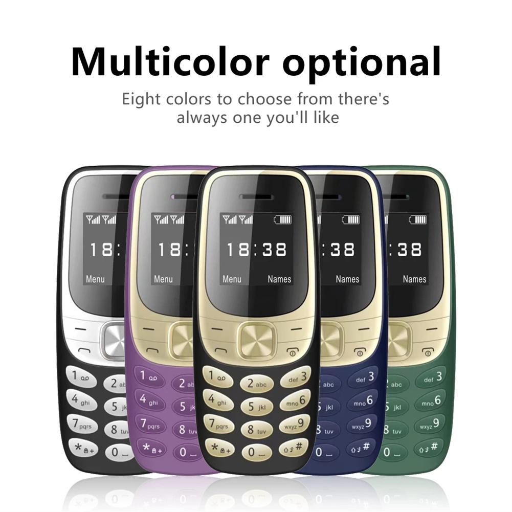 BM35 Mini Mobile Phone 32MB RAM 32MB ROM Dual SIM 2G GSM Wireless Dialer 0.66in Display 380mah Battery Cell Phone