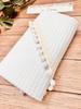 Bathrobe 100x100 Boho collection pompons white