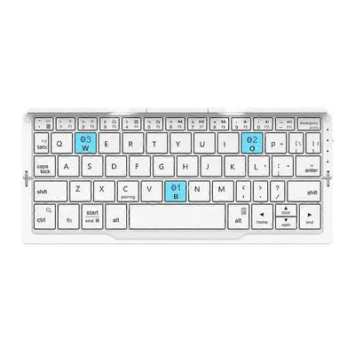 Teclado Bluetooth Inalámbrico Plegable Portátil para Teléfono Móvil