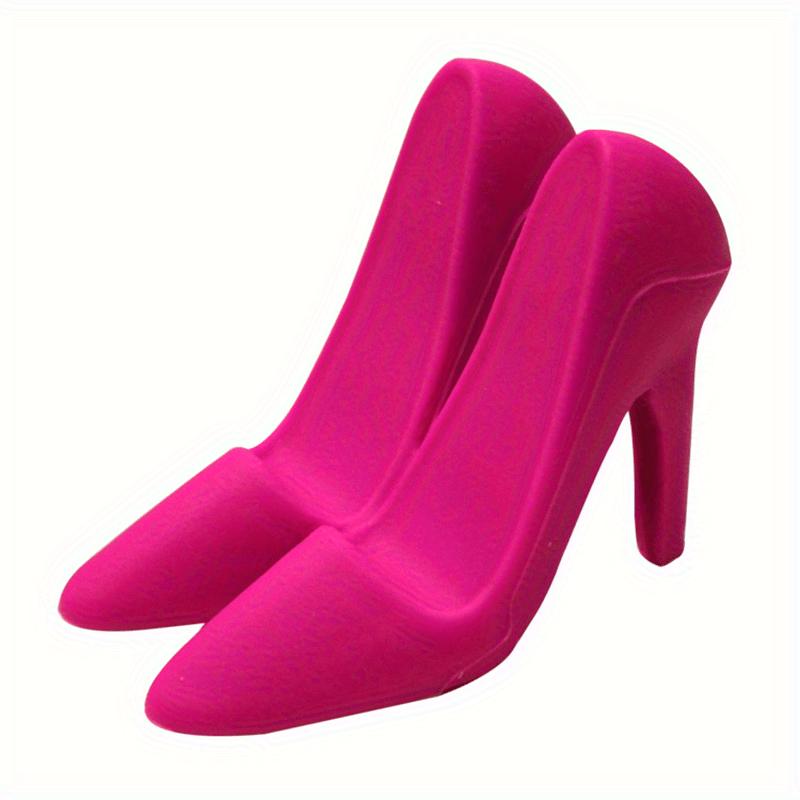 1pc High Heels Shaped Phone Holder, Mini Silicone Phone Stand, Creative Funny Phone Holder