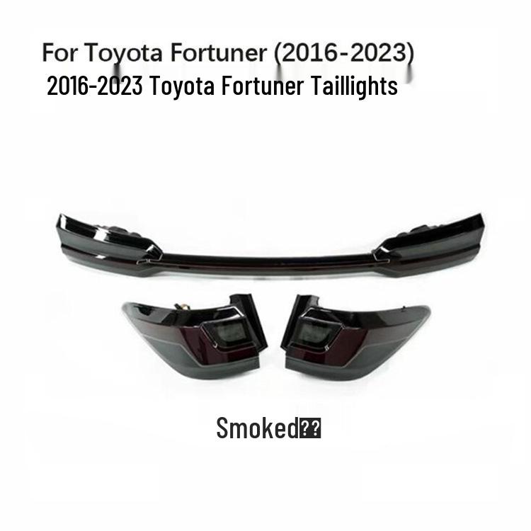 16-23 Toyota Fortuner Sequential Taillight Assembly with Through-Type Rear Lights and Turn Signals