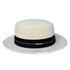 Simple And Fashionable Sticker, White Wool Woolen Flat Hat, Women'S Autumn And Winter Travel, Elegant Retro Wide-Brimmed Top Hat Shows Small Face