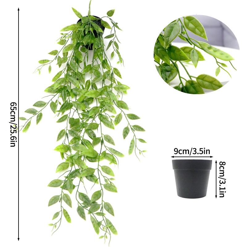 Artificial Ivy Leaves Garland Hanging Vines Artificial Plant Home Decor Fake Green Ivy Leaf Rattan Plant For Garden Wedding Part