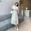 Heavy Industry Embroidery New Chinese Style Dress Women's Summer Design Sense French Gentle Wind Temperament Waist V-Neck Long Dress