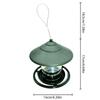 Bird Feeders for Outside Hanging Plastic Wild Bird Feeder with Perch Squirrel Proof Garden Decoration for Bird Watchers