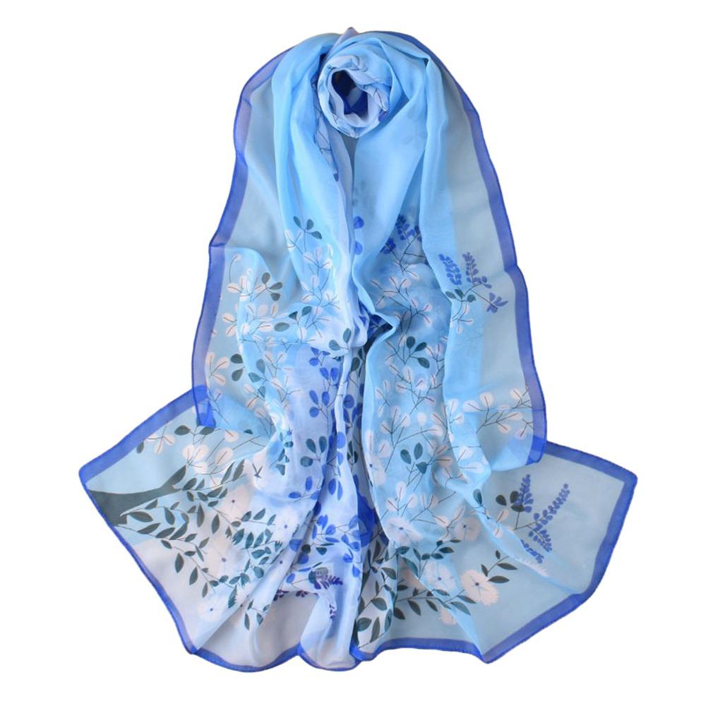 Thin Sunscreen Shawl Long Female Wrap Shawls Elegant Chiffon Scarf  Women's Fashion