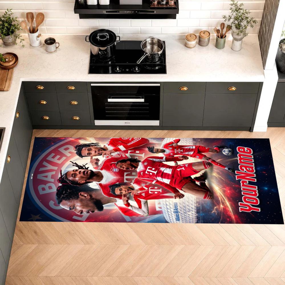 Bayern Munich Customize Your Name Kitchen Rug Runner Rug Laundry Mat Hallway Entryway The Best Gift Choice