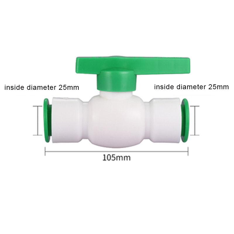 1pcs PVC Pipe  No Soldering Socket Ball Valve Coupler Adapter Watering Connectors Garden Irrigation Aquarium Fish Tank Joint