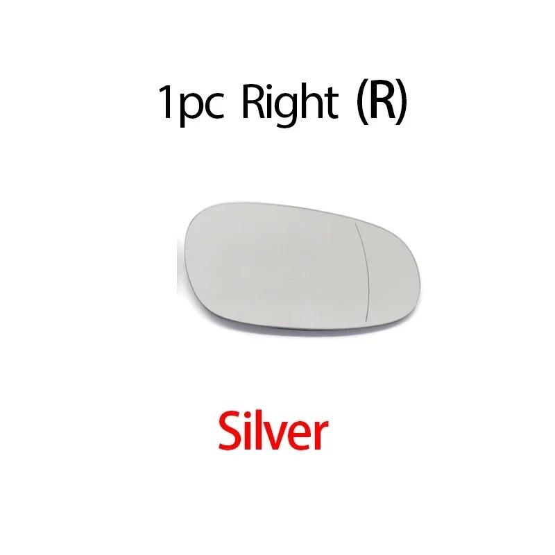 

Левое и правое боковое синее обогреваемое стекло зеркала заднего вида с широким углом обзора для BMW 1 3 серии E82 E88 LCI E90 E91 E92 E93 LCI 1pc Right Silver