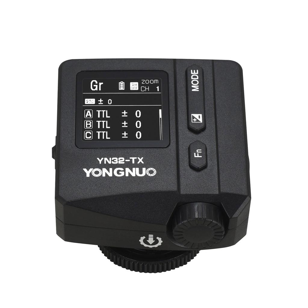 Bezdrôtový spúšťač blesku YONGNUO YN32-TX TTL 2,4G bleskový vysielač Vstavaná batéria s viacerými bleskami