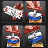 Bottle Opener Stainless Steel Can Opener Labor-saving Unscrew Lid Multifunctional Openers Home Adjustable Rotating Kitchen Tools