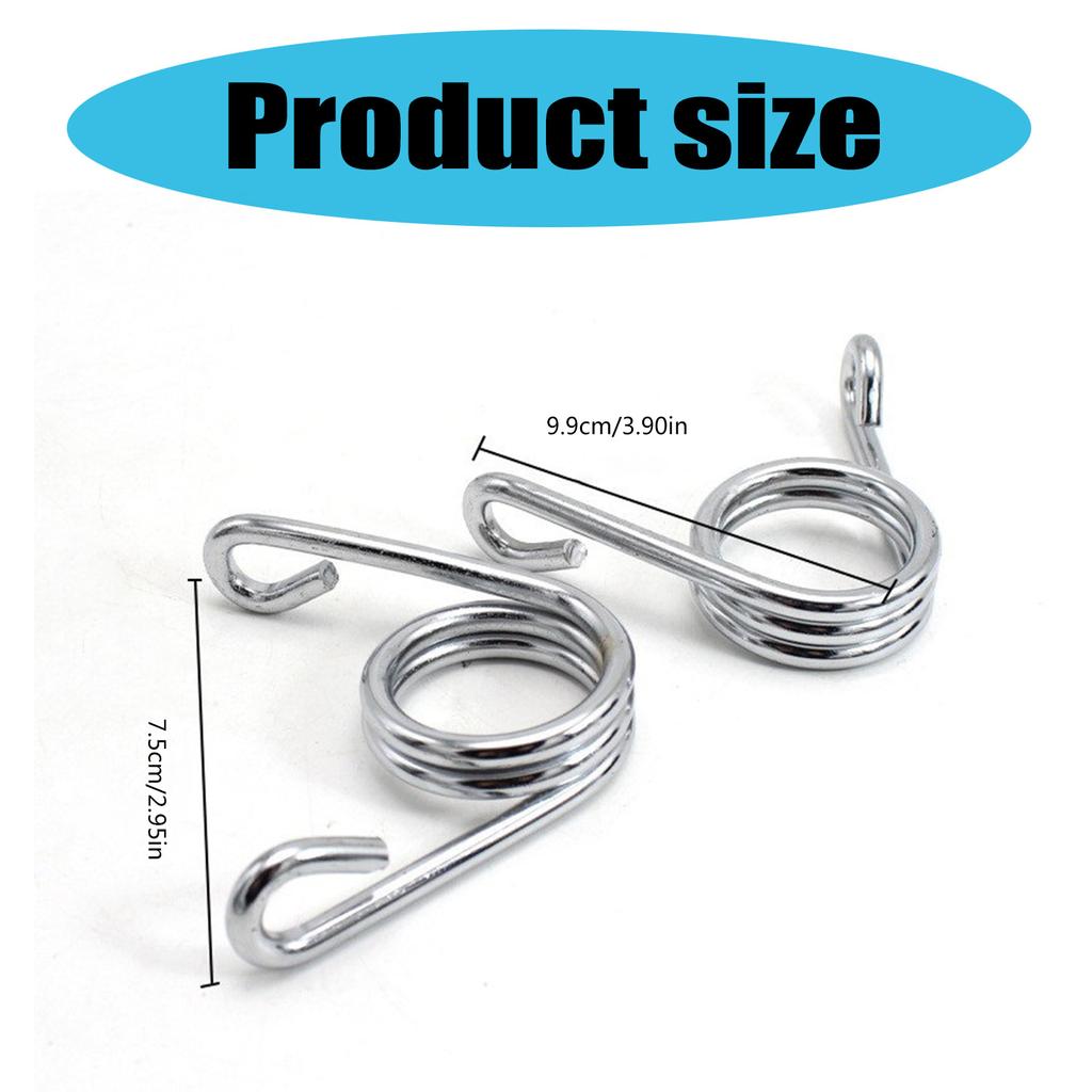 1 Pair of Black 3" Seat Springs Solo Seat Modification Spring for Motorcycle 3" Barrel Coiled Solo Seat Springs