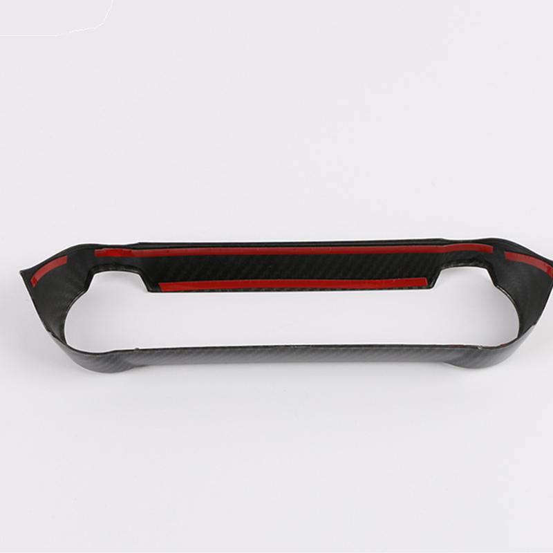 Car Accessories For Toyota RAV4 XA50  ABS Matte Interior Air Conditioning Button Switch Ring Cover Trim
