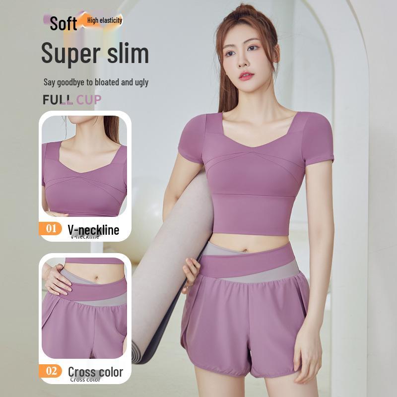 

Juyi Hall Women s 2025 Summer Sports Set: Yoga, Pilates, Fitness & Running Small
