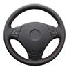 DIY Custom Car Steering Wheel Cover For BMW E90 320 318i 320i 325i 330i 320d X1 328xi 2007 Leather Braid For Steering