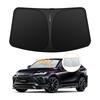 Toyota Harrier 80 Series Current Windshield UV No Suction Cups Light Blocking and Harrier Summer UV Easy Installation and Includes Storage Bag