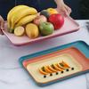 Multi-use Large Tray Capacity Serving Plastic Practical Food-grade Storage Tray for Home