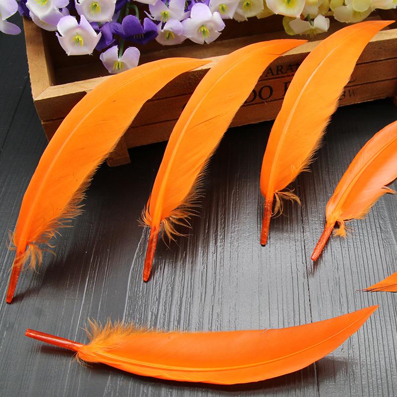 50Pcsdiy Scimitar Feather Colored Feather Handicrafts Jewelry Accessories Material Feather