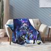 Murder Drones  Blanket Uzi Doorman Wool Funny Breathable Throw Blanket for Bedspread  Winter