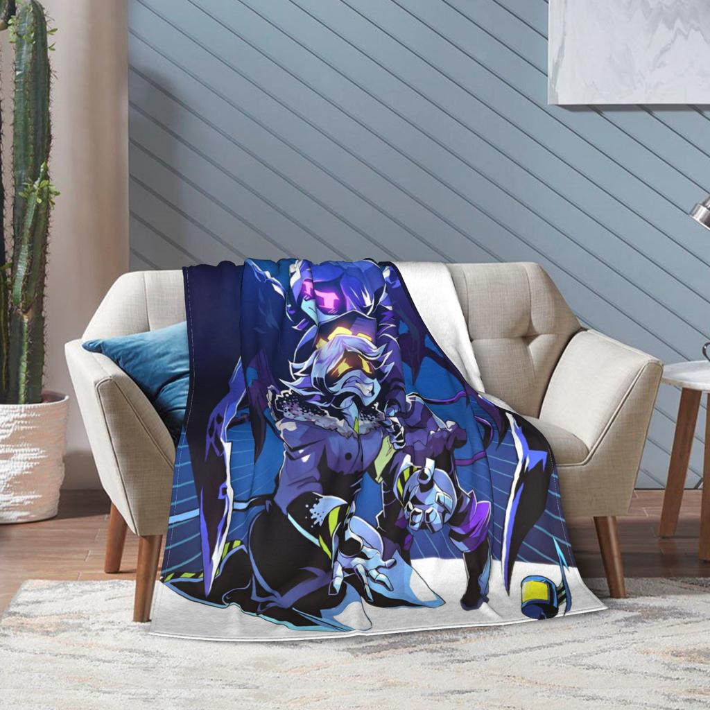Murder Drones  Blanket Uzi Doorman Wool Funny Breathable Throw Blanket for Bedspread  Winter