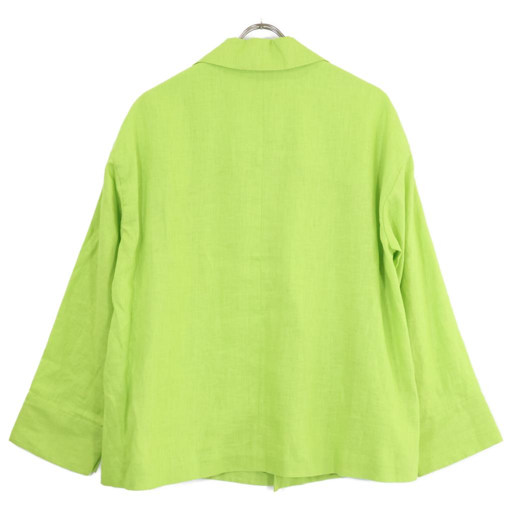 Ebure Green Linen Jacket Jacket 36 greenUsed