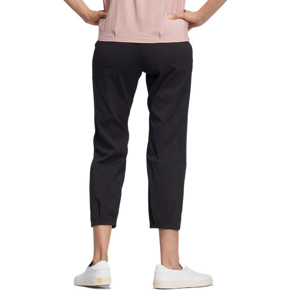 adidas Knitted Sweatpants Women's Black Moderate Straight Fit Pants H64650