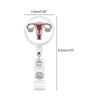 Stretchable Badge Reels Medical Worker Doctor Nurse Work Chest Pocket Card Holder ID Card Holder Badge Accessories