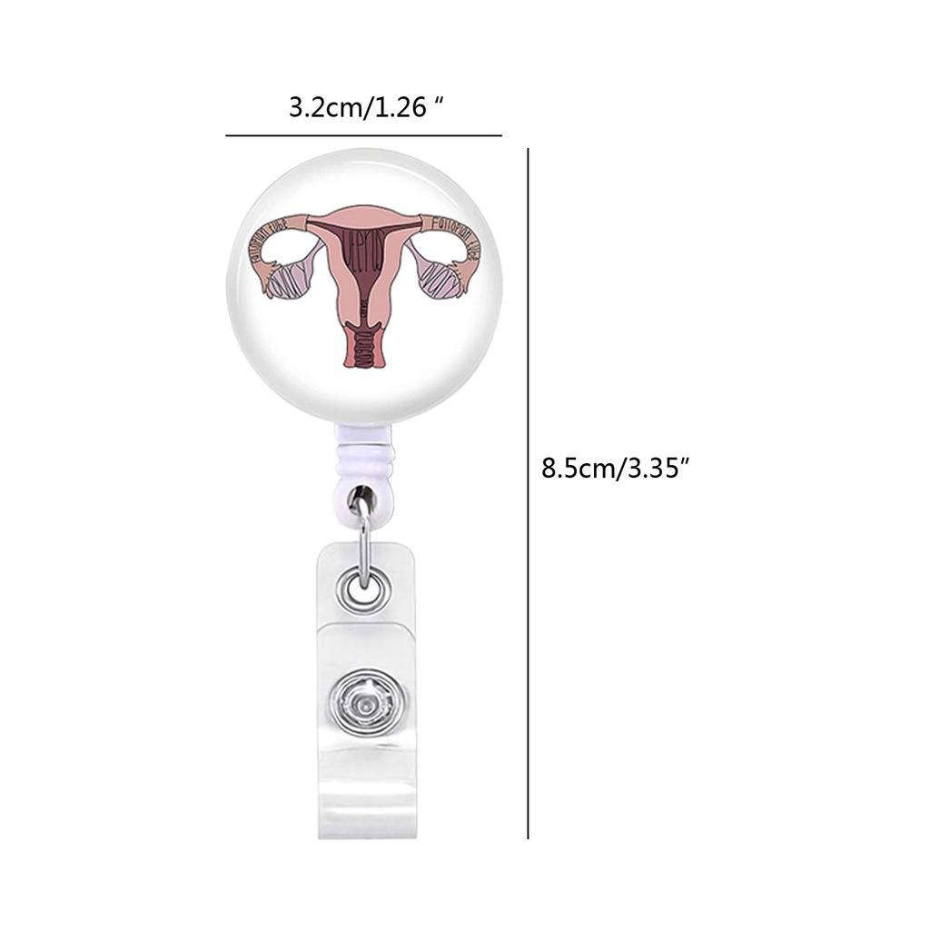 Stretchable Badge Reels Medical Worker Doctor Nurse Work Chest Pocket Card Holder ID Card Holder Badge Accessories