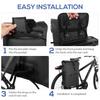 3 In 1 Waterproof Bike Pannier Bicycle Rear Rack Bag Backpack Shoulder Bag Outdoor Cycle Commuting Bag Pack with Laptop