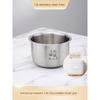 Suitable for Xiaomi Rice Cooker Stainless Steel Liner 1.6L Accessories MIJIA Small Rice Cooker Rice Cookers 1.6L Inner Cooking Pan Liner 0 Coating