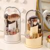 Clear Makeup Brush Storage Bucket Plastic Eye Shadow Storage Box  Bathroom