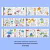 Wall-Safe Kids' Graffiti and Coloring Scroll - Large Paper Art for Kindergarten