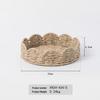 Modern Minimalist Hand-Woven Paper Rope Storage Basket - Desktop Organizer and Creative Home Decor
